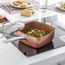 Conjunto de Frigideira Multifunções 5 em 1 Copper Coppans InnovaGoods 4 Peças