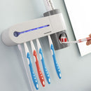 Esterilizador UV de Escovas de Dentes com Suporte e Dispensador de Pasta de Dentes Smiluv InnovaGoods