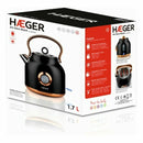 Fervedor de Água e Chaleira Elétrica Haeger EK-22B.024A Preto