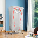 Secador Elétrico Portátil com 2 Níveis Dupledry Blue InnovaGoods 1200 W